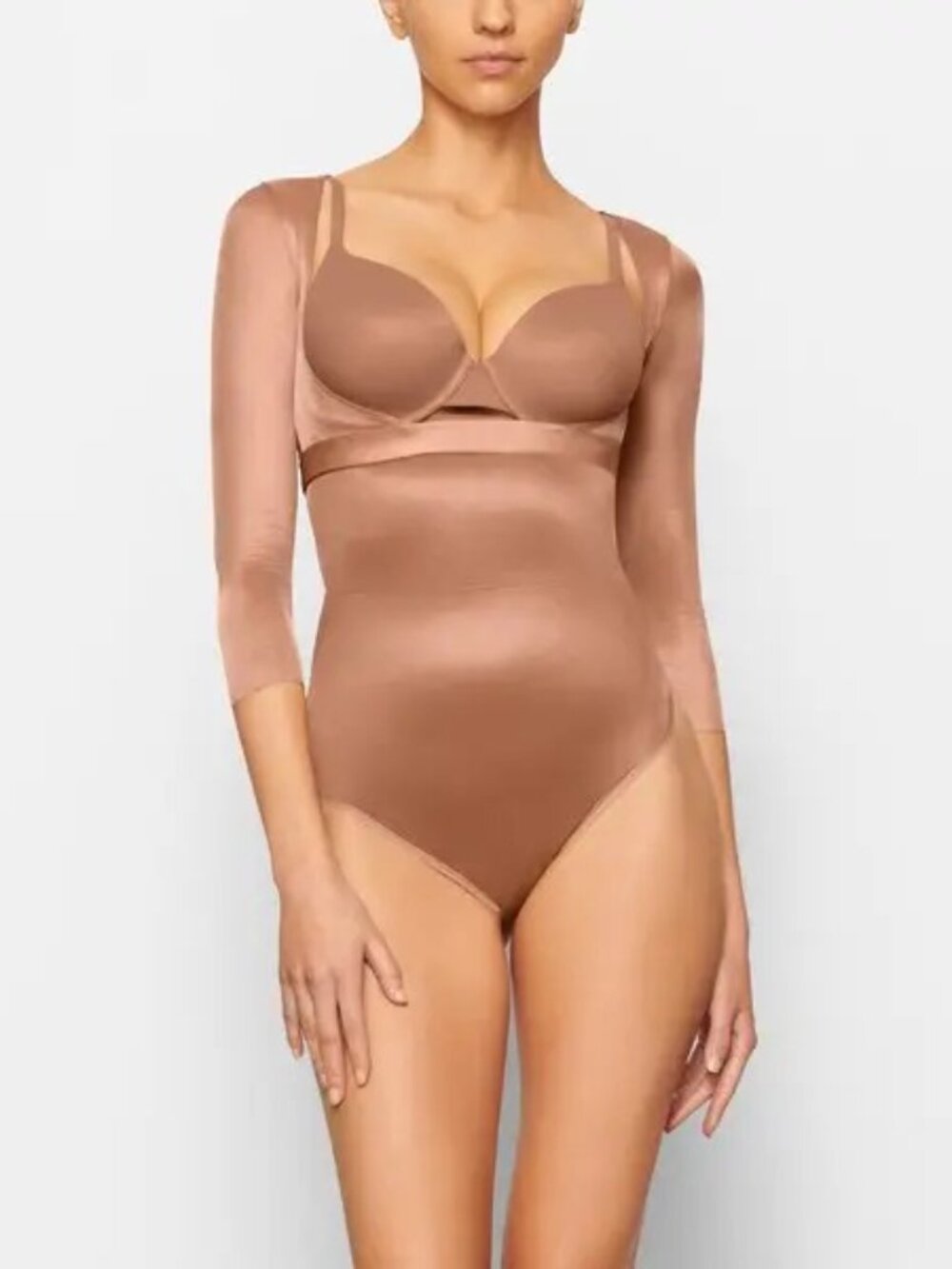 SKIMS Nude Arm Shaper Medium Seamless Sculpt Bolero Sleeve Shapewear NWOT